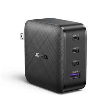 UGREEN 65W 4 Ports GaN PD Fast Wall Charger US Plug - Imported from UK
